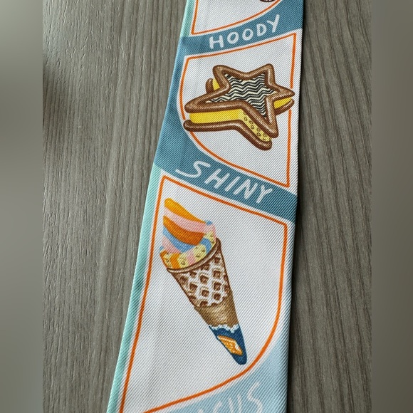 Hermes funny ice cream twilly - Picture 10 of 12